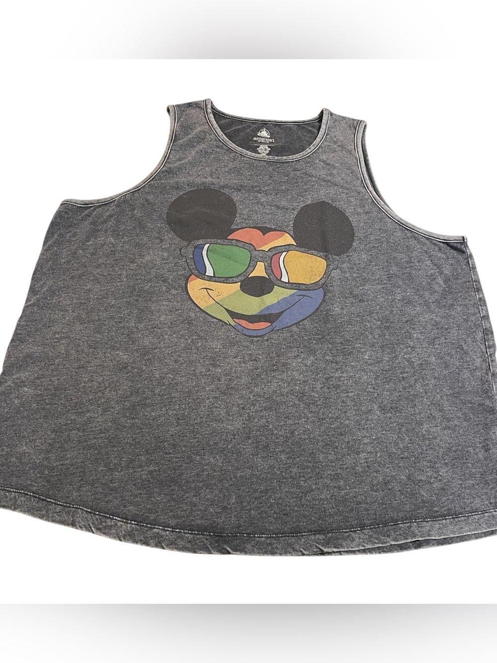 DISNEY PARKS MICKEY MOUSE RAINBOW TANK SZ XLG
